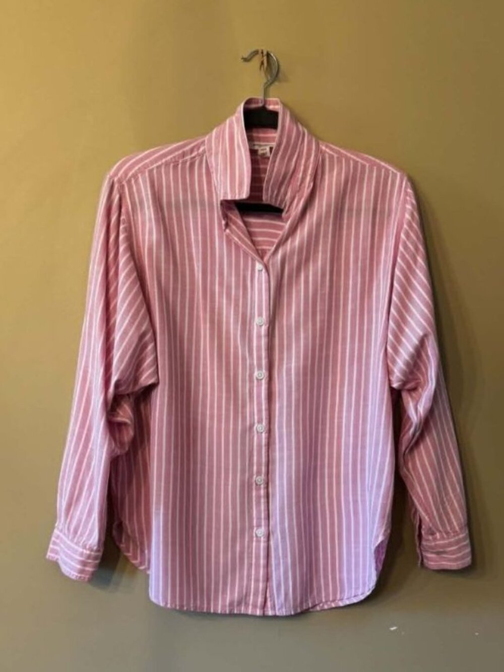 Pink and White Stipe Beach Lunch Lounge Size Medium